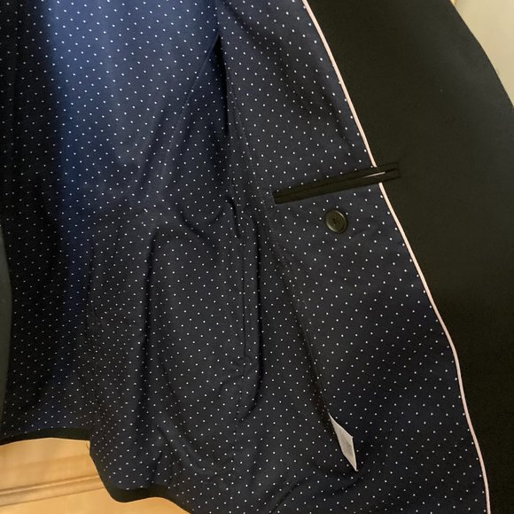 Talbots Wool Blazer Black Seasonless Two-Button Blazer Jacket Size 2 Size XS - Picture 5 of 9